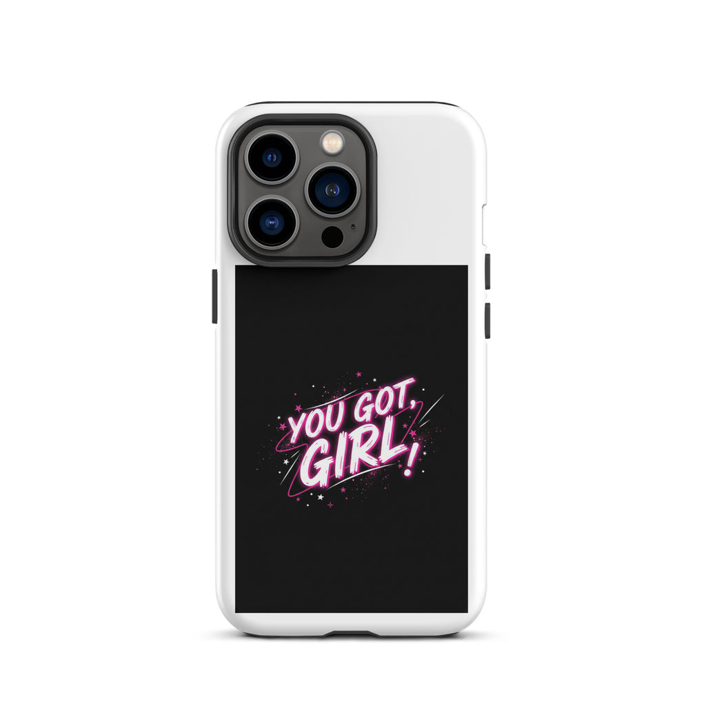 Bild 10: Das CRAZY-iPhone Hardcase 'You got, Girl!' – stylisches Handycover für Teens & junge Frauen mit aktuellem Jugendwort. Jetzt bei KCCMShop.de bestellen!