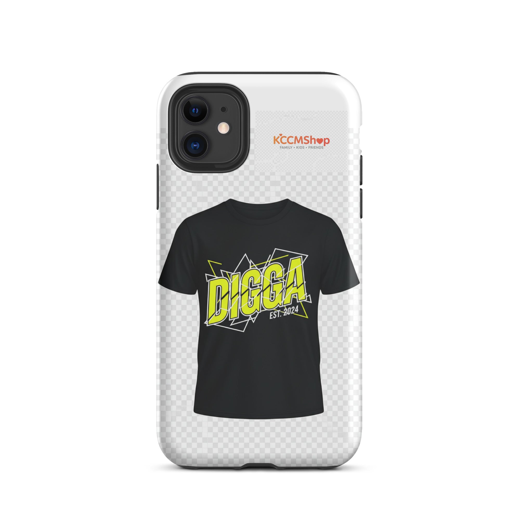 Bild 1: Das CRAZY - Digga, wir callen! - iPhone 15 Hardcase - KCCMShop.de