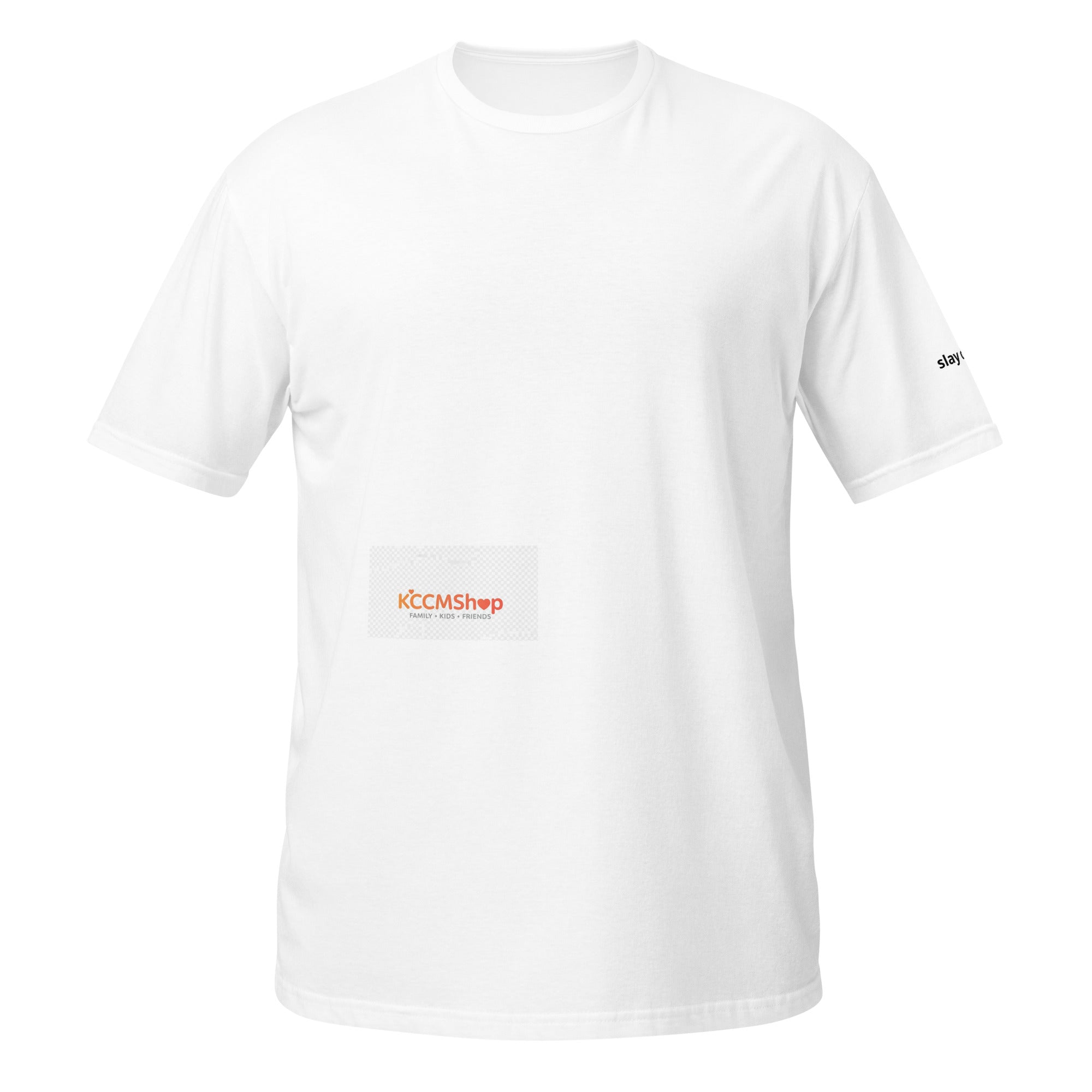 Bild 2: T-Shirt 'Slay Digga' in Weiß – Unisex, 100% Baumwolle, Größen S-3XL. Stylisch & locker für Teens. Jetzt bei KCCMShop.de bestellen!