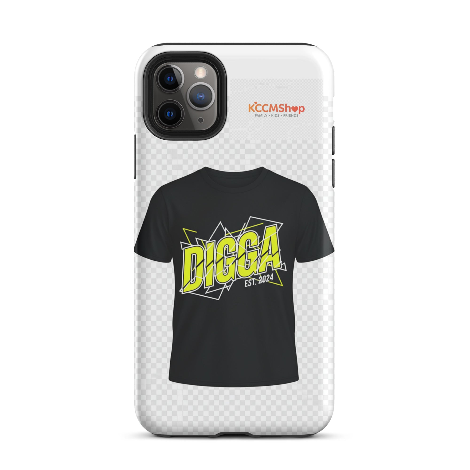 Bild 3: Das CRAZY - Digga, wir callen! - iPhone 15 Hardcase - KCCMShop.de