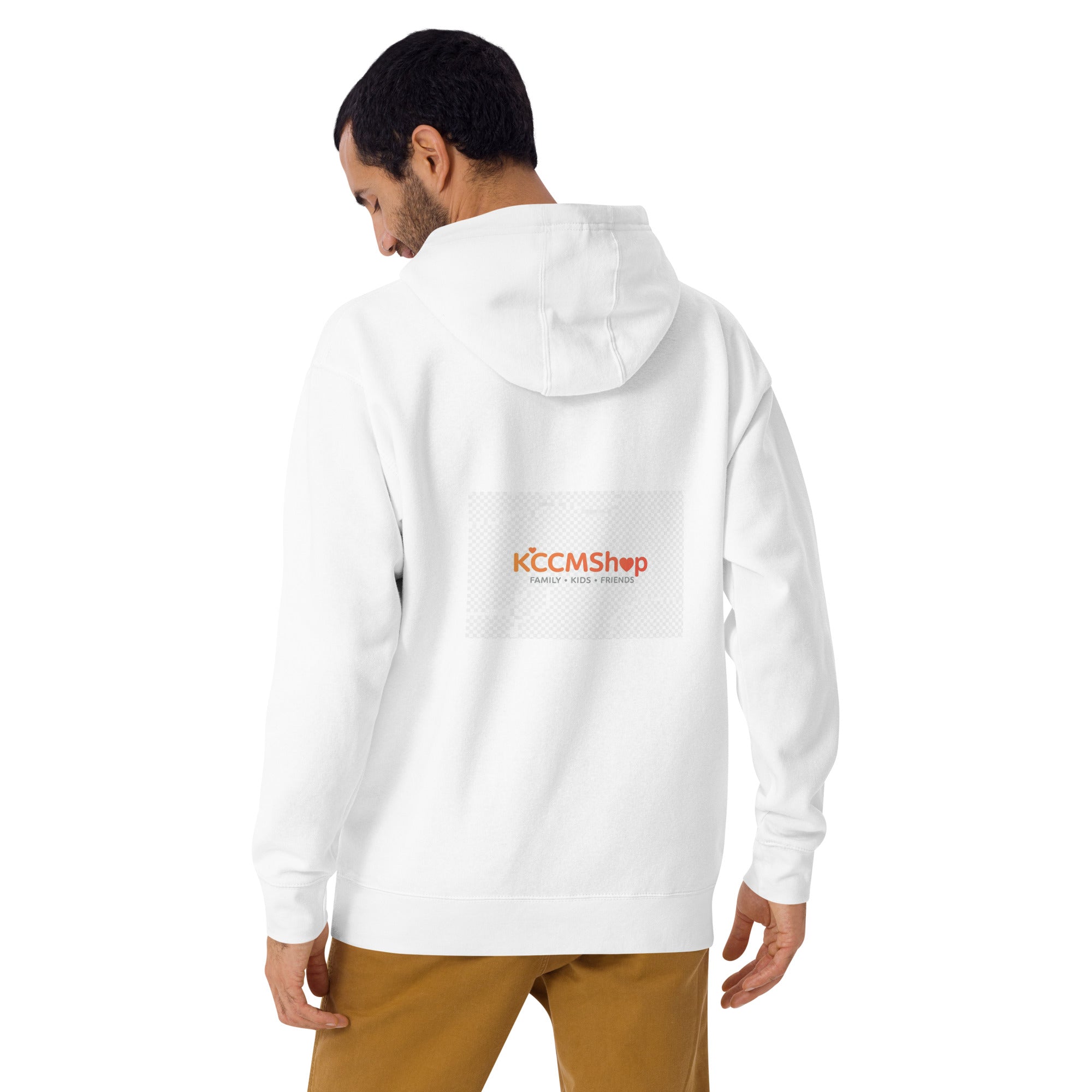 Bild 3: Hoodie mit Spruch 'Slay Digga' – weicher Premium Hoodie in Weiß, Größen S-3XL. Tipp: eine Größe größer bestellen! Jetzt bei KCCMShop.de bestellen!