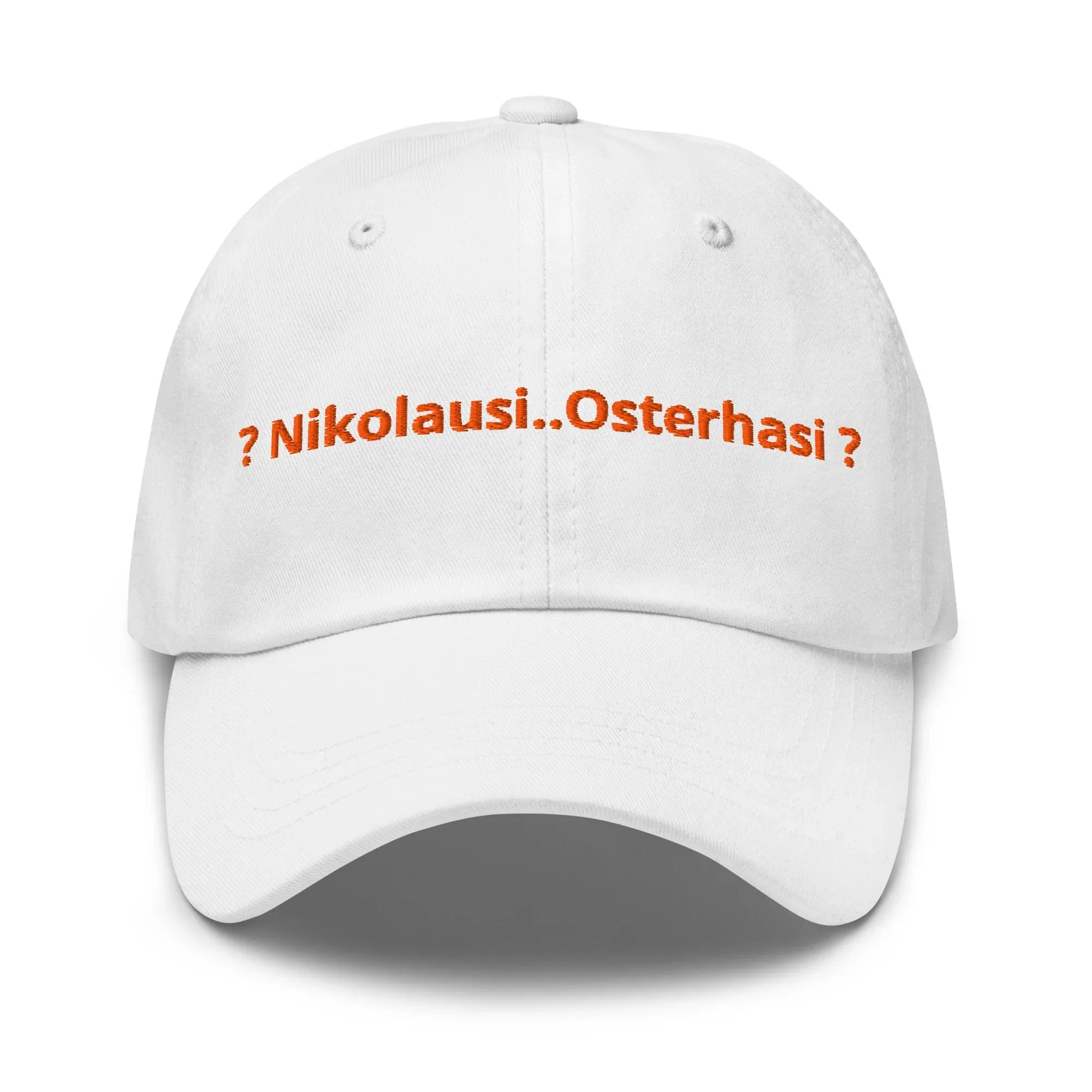 Dad-Hat Nikolausi & Osterhasi - lustige Cap für Humorvolle, verstellbar. Geschenk für jede Gelegenheit - Freunde, Gruppen, Firmenfest und mehr. Jetzt 