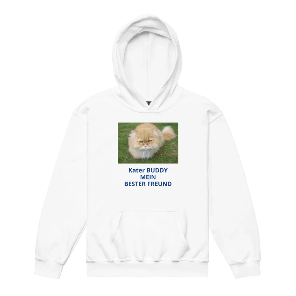 
Hoodie Heavy-Blend - Kater Buddy - Titelfigur aus Kinderbuch Kater Pinos Welt. Weich & bequem, XS-XL. Perfektes Geschenk. Jetzt bei KCCMShop.de 