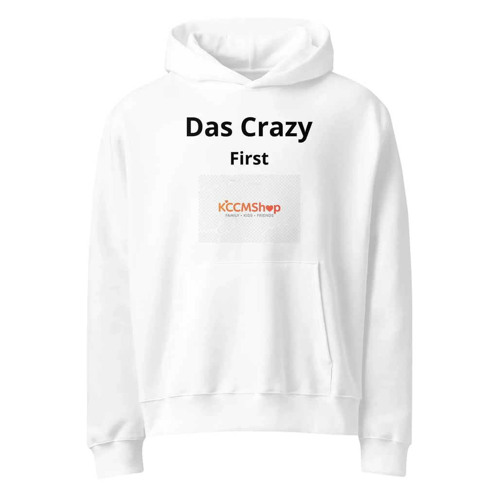Hoodie Oversized Das CRAZY-Produktgruppe – schwerer Stoff, bequem, hochwertiger Druck. Geschenk für trendige Teens & Erwachsene. Jetzt bei KCCMShop.de bestellen!
