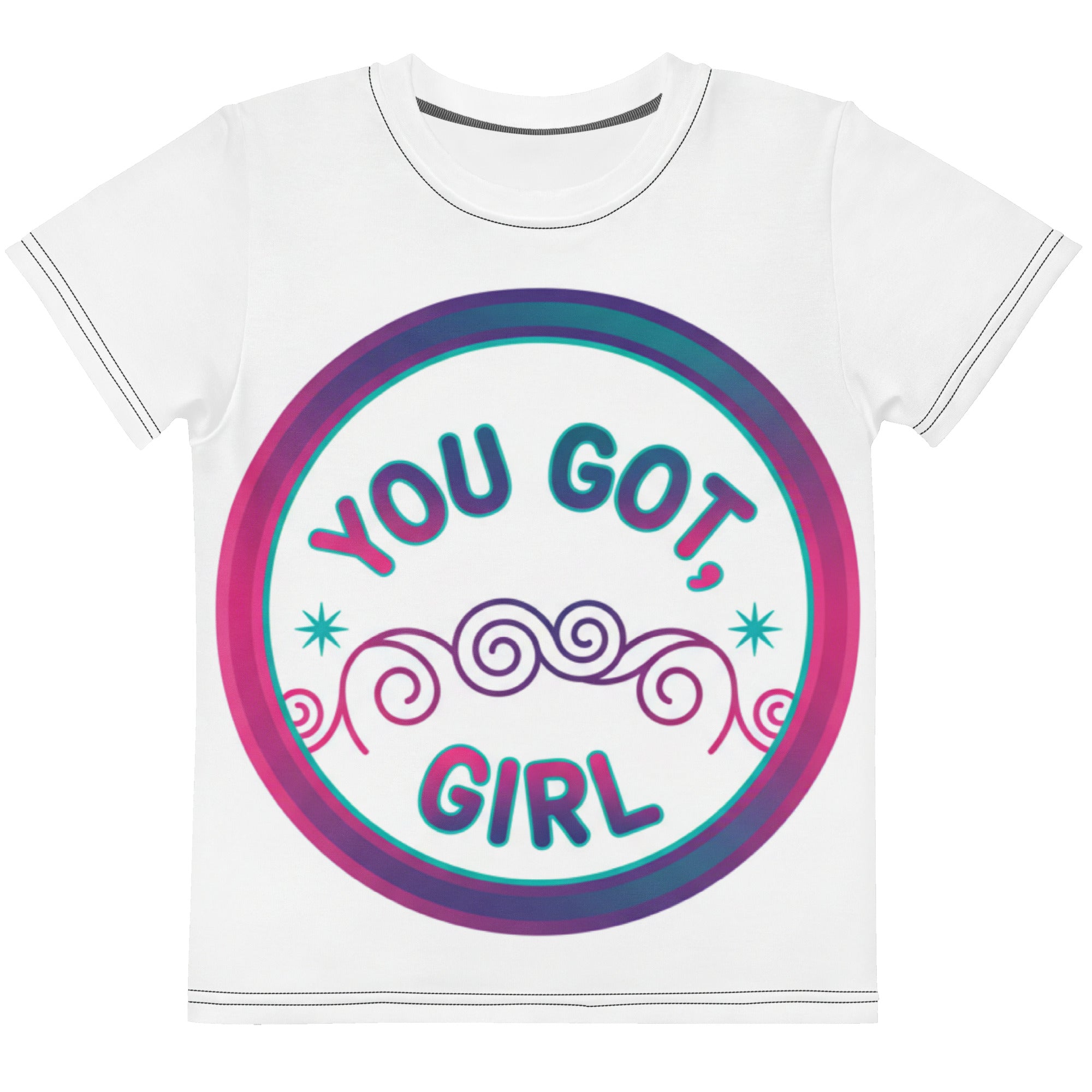 Kinder T-Shirt - You got, Girl! - Das CRAZY-Produktgruppe. Witziges Jugendwort-Shirt für Kids, die dazugehören wollen. Perfekt als Geschenk. Jetzt bei KCCMShop.de
