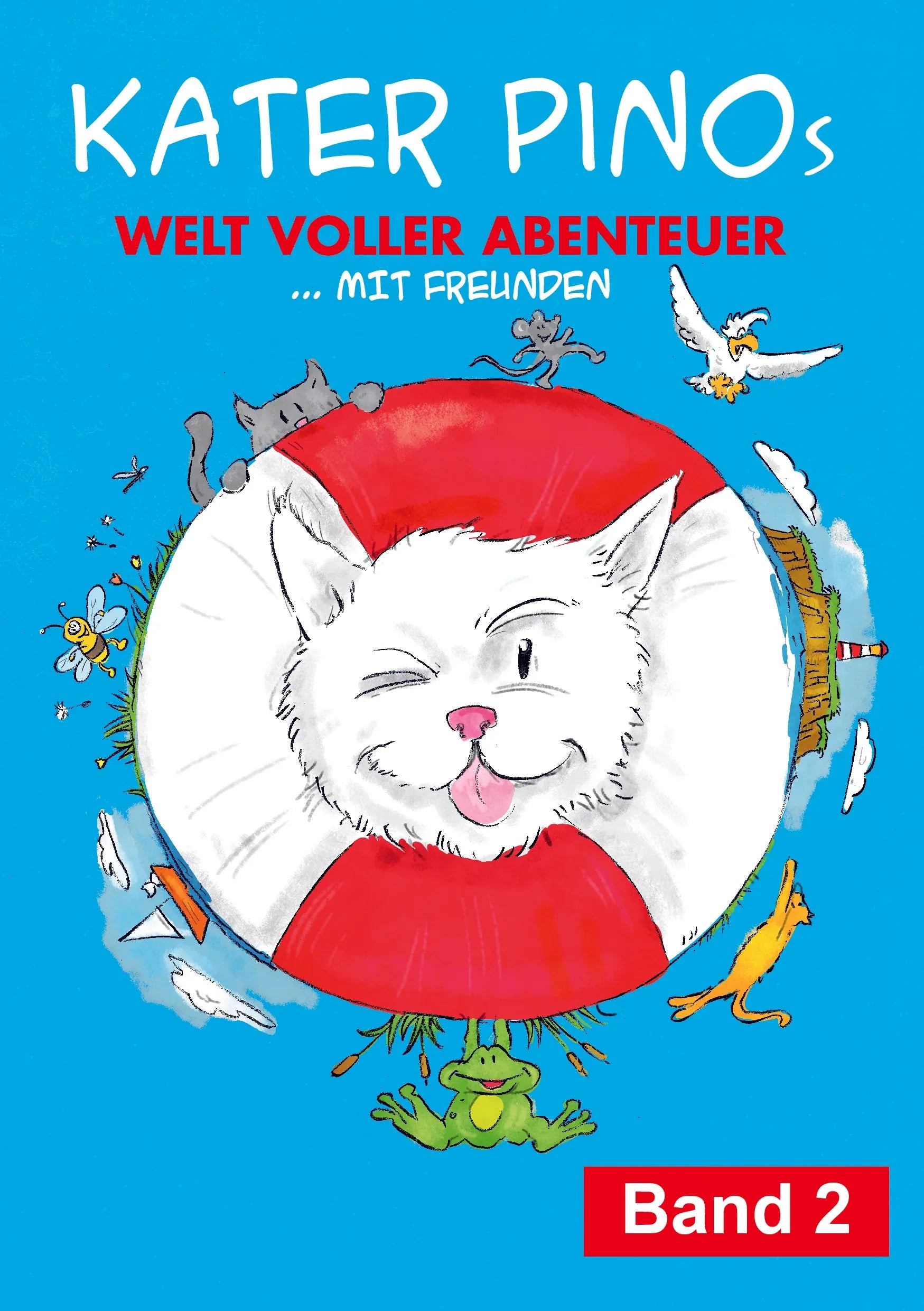 Kinderbuch Kater Pinos Welt voller Abenteuer Band 2 – lustige Geschichten Cover