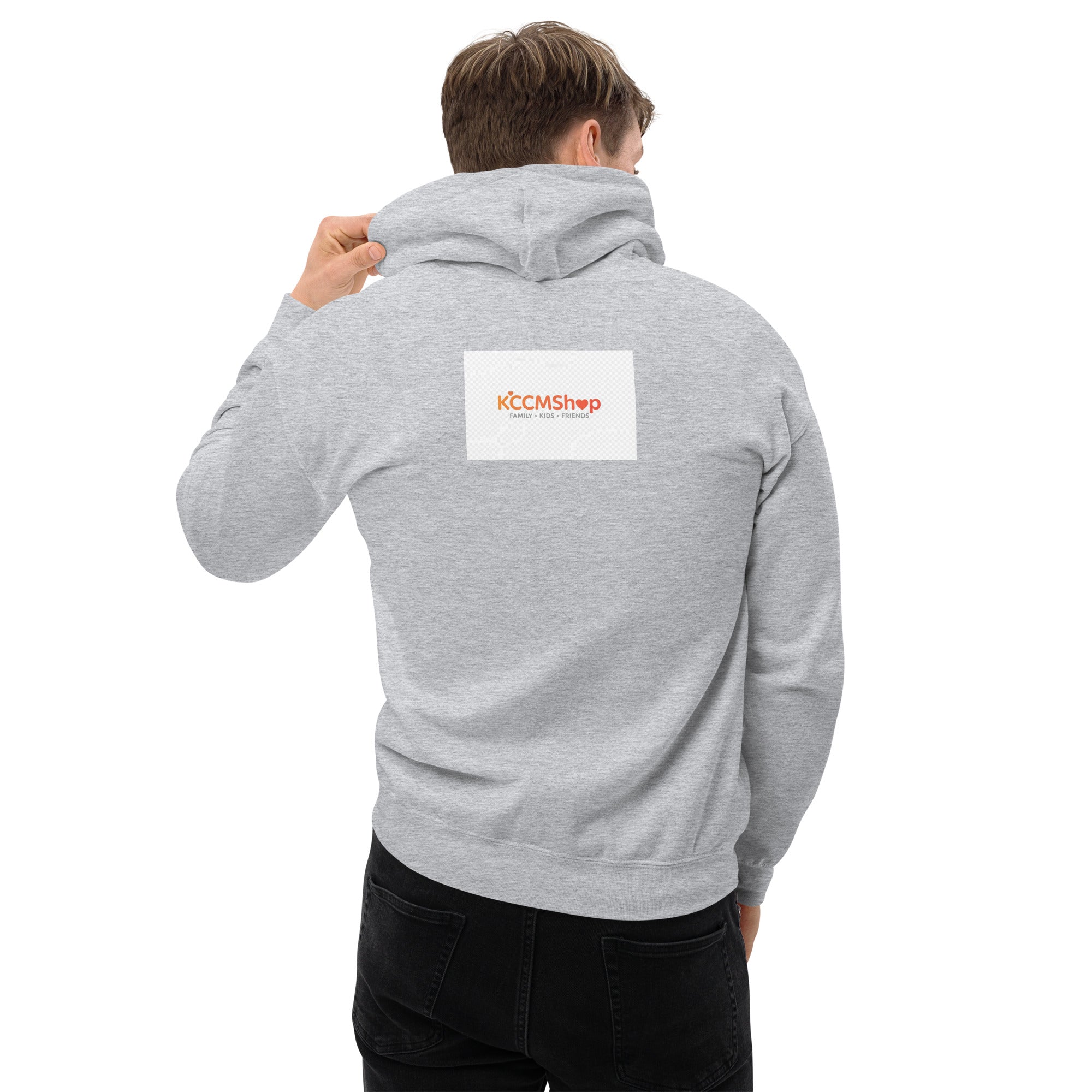 Rückseite: Hoodie Unisex - Lowkey or Highkey - Das CRAZY-Produktgruppe. Jugendwort-Geschenk für Teens. Bequem & stylisch. Jetzt bei KCCMShop.de bestellen!