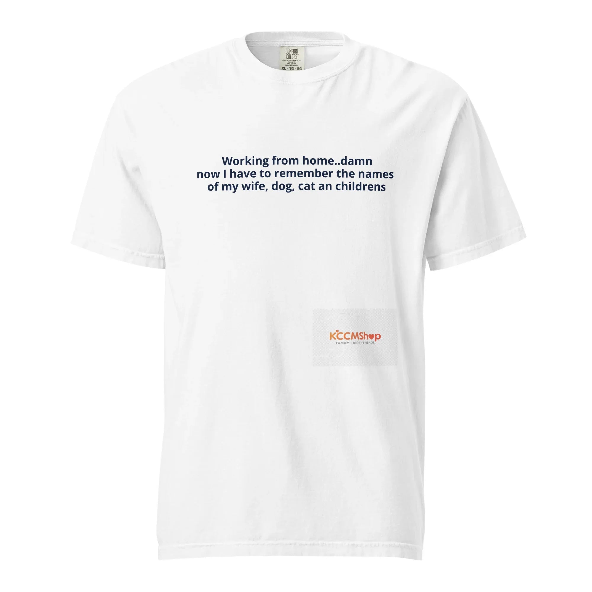 T-Shirt Unisex schwer textilgefärbt - mit lustigem Slogan | KCCMShop.de