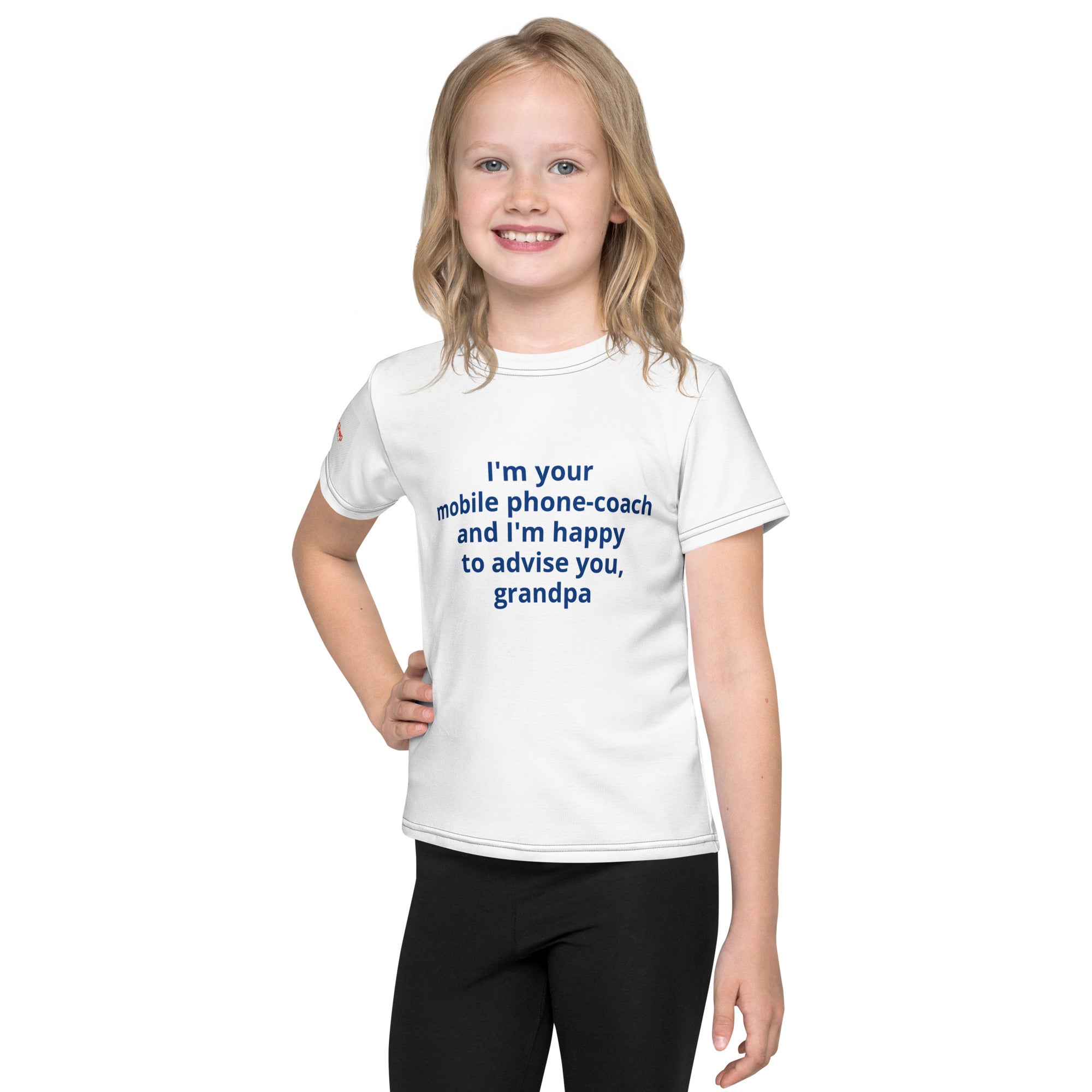 T-Shirt für Kinder mit lustigem Spruch 'I'm your Handy Coach' – bequem, farbenfroh, Größen 2T-7. Geschenk für Kinder u. Eltern mit Humor. Jetzt bei  KCCMShop.de